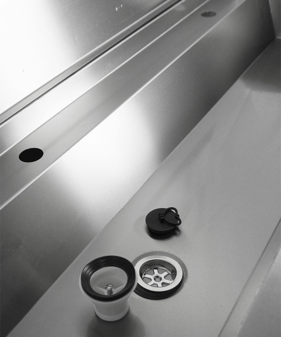 Évier inox 1 robinet 1800mm Combisteel - vue 9 - Lave-vaisselle pro CHR - Cuistéo