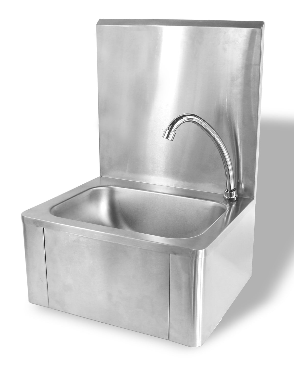 Lavabo commande au genou 400x330x570 mm Combisteel - vue 3 - Lave-vaisselle pro CHR - Cuistéo