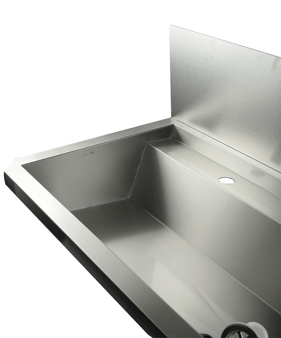 Évier inox 1 robinet 2400mm Combisteel - vue 4 - Lave-vaisselle pro CHR - Cuistéo