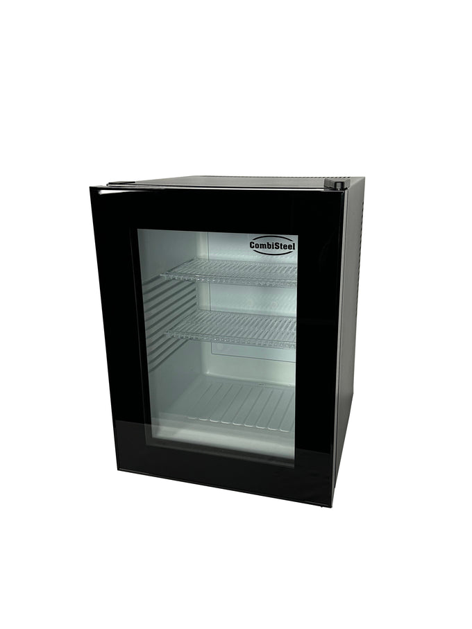 Minibar 40L porte en verre système Peltier modèle de table noir inox 405x443x545 mm 0.06 kW Combisteel - vue 12 - Mini armoire réfrigérée pro CHR - Cuistéo