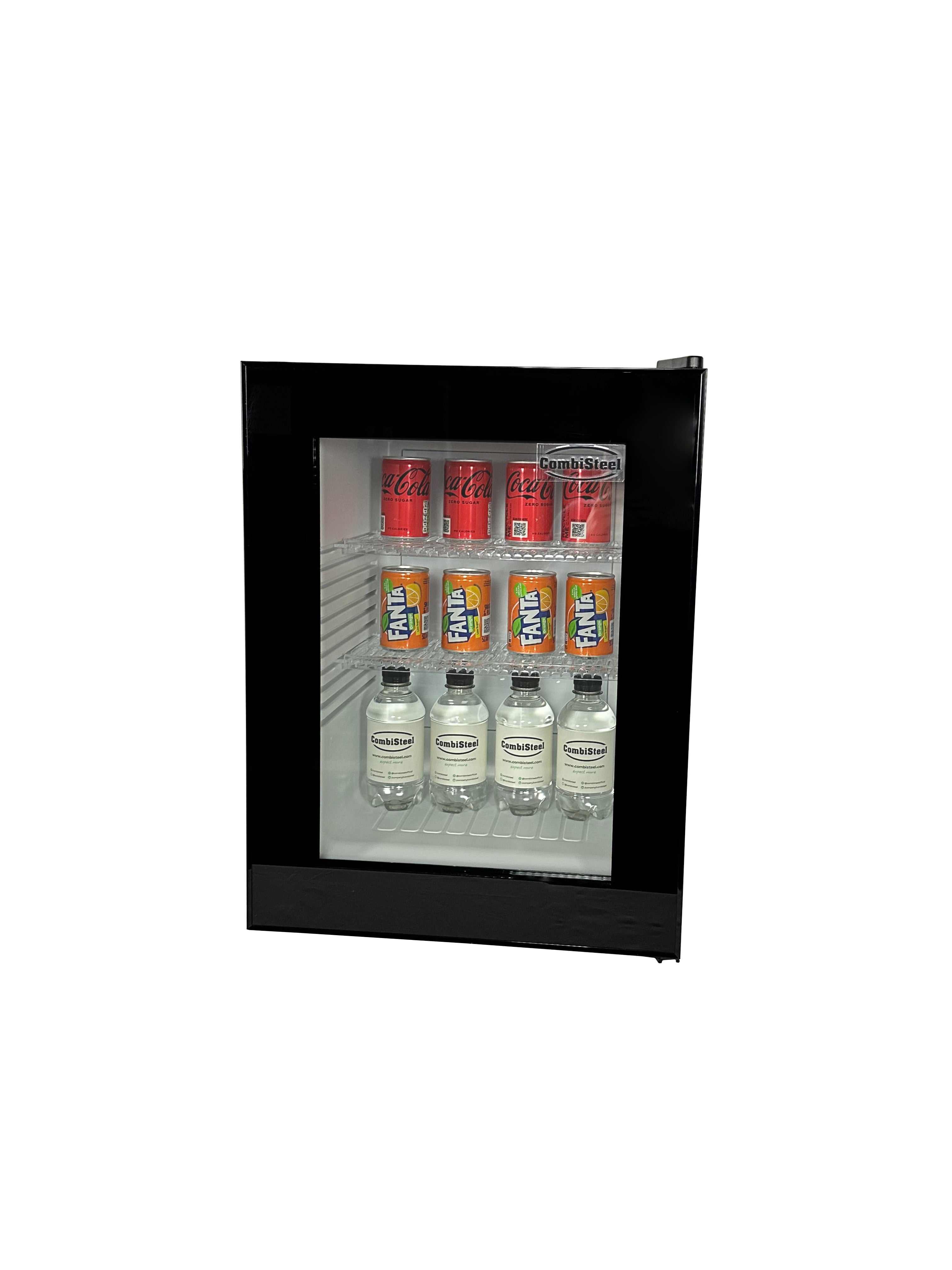 Minibar 40L porte en verre système Peltier modèle de table noir inox 405x443x545 mm 0.06 kW Combisteel - vue 14 - Mini armoire réfrigérée pro CHR - Cuistéo