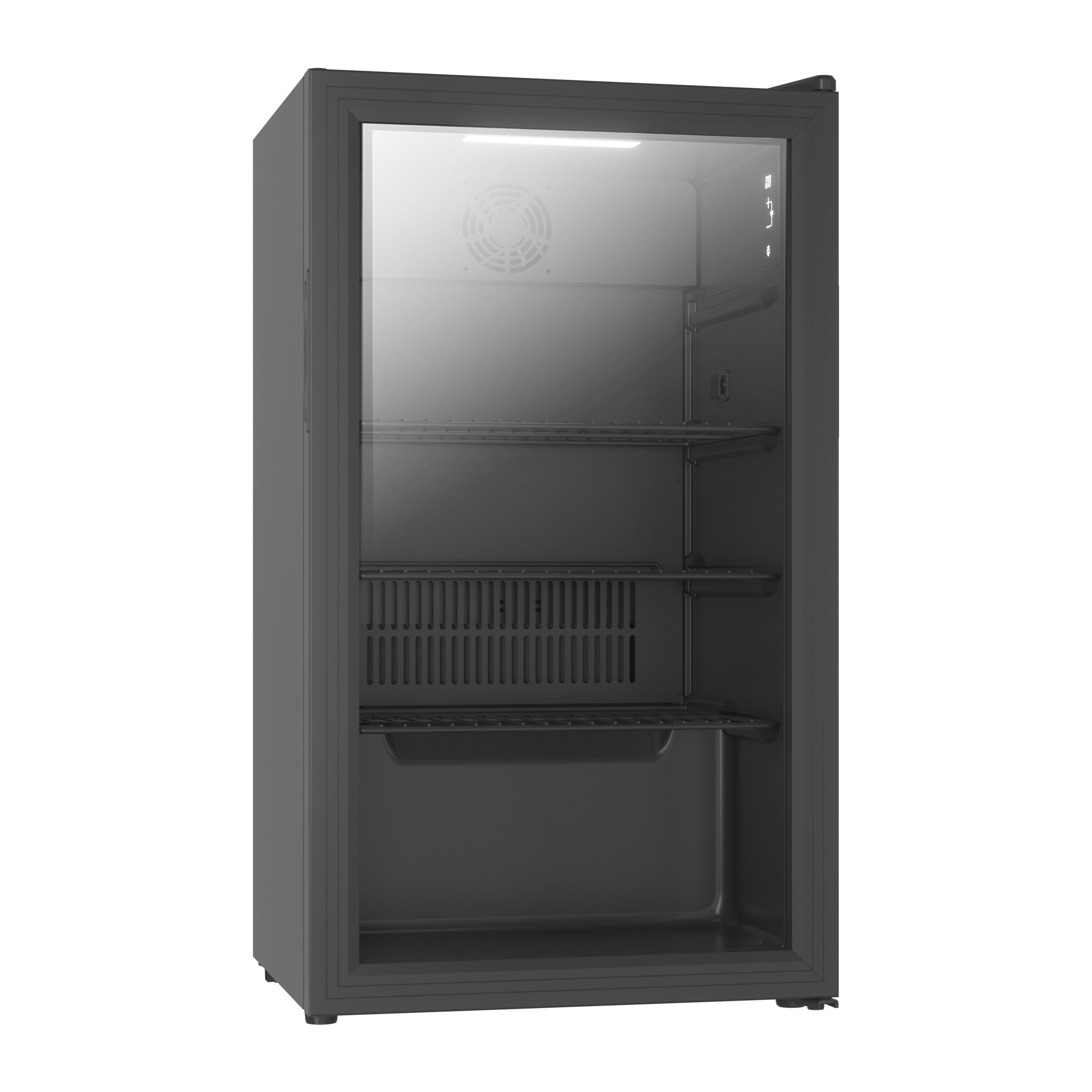 Mini vitrine réfrigérée 80L - +3/+10°C - LED - 4 grilles - Économie d'énergie - Noir 474x440x840 mm 0.085 kW Combisteel - vue 10 - Mini armoire réfrigérée pro CHR - Cuistéo