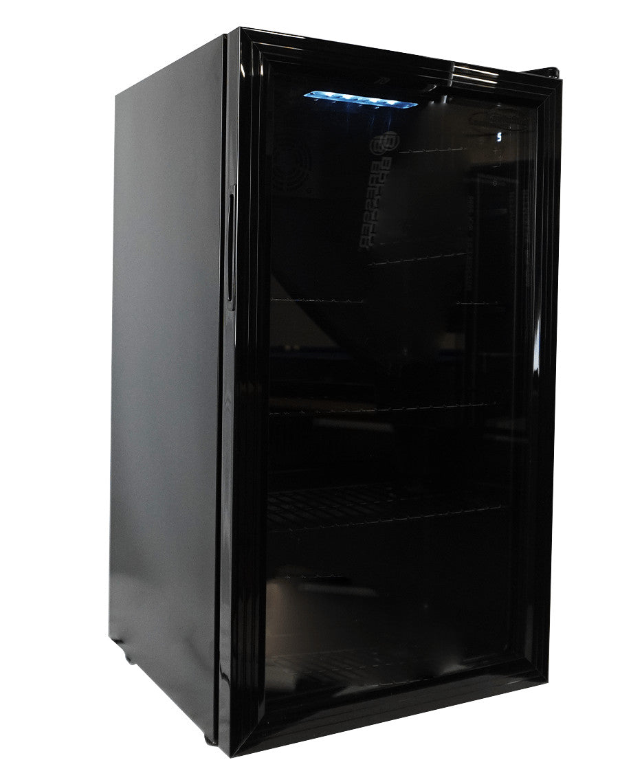 Mini vitrine réfrigérée 80L - +3/+10°C - LED - 4 grilles - Économie d'énergie - Noir 474x440x840 mm 0.085 kW Combisteel - vue 14 - Mini armoire réfrigérée pro CHR - Cuistéo