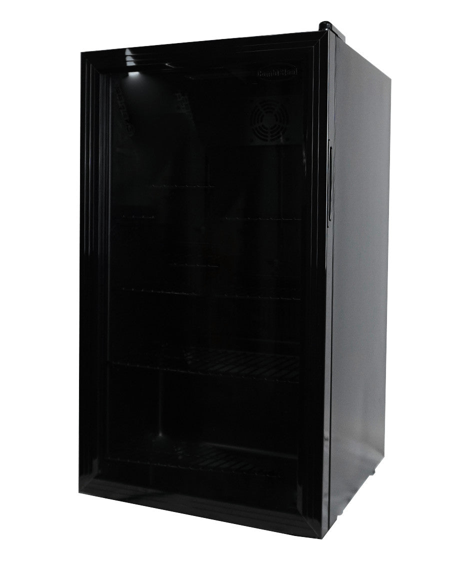 Mini vitrine réfrigérée 80L - +3/+10°C - LED - 4 grilles - Économie d'énergie - Noir 474x440x840 mm 0.085 kW Combisteel - vue 17 - Mini armoire réfrigérée pro CHR - Cuistéo