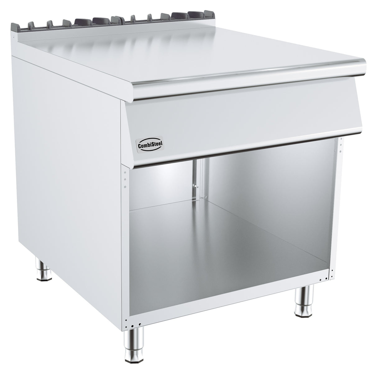 Base 900 unité neutre 700x900x280 mm Combisteel - vue 2 - Table inox avec étagère pro CHR - Cuistéo
