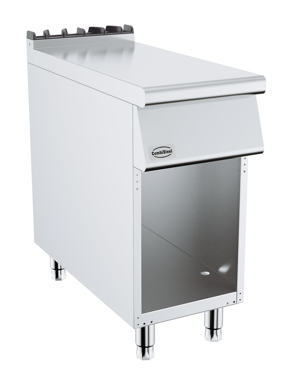 Base 900 unité neutre 400x900x280 mm Combisteel - vue 2 - Table inox avec étagère pro CHR - Cuistéo