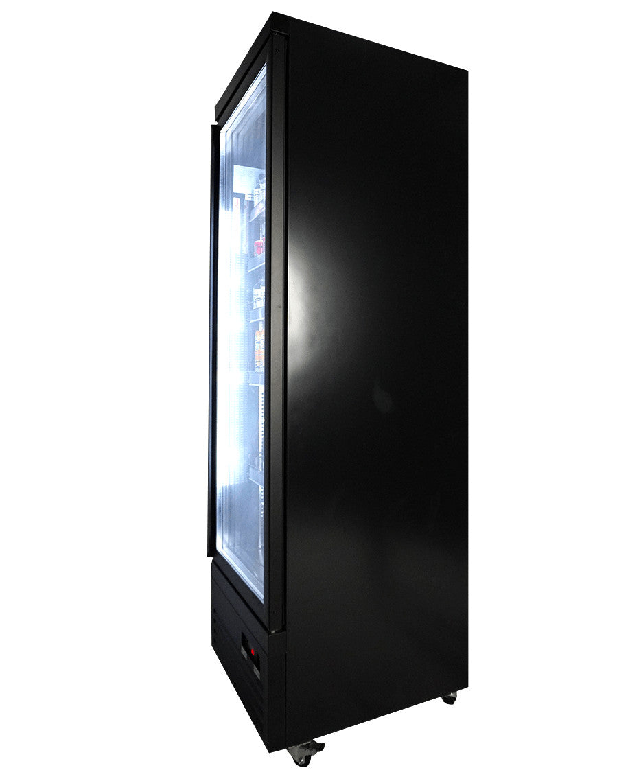 Réfrigérateur 1 porte en verre noir CEB-500r BL 620x705x2050 mm 450 L 0.3 kW Combisteel - vue 5 - Armoire à boissons pro CHR - Cuistéo