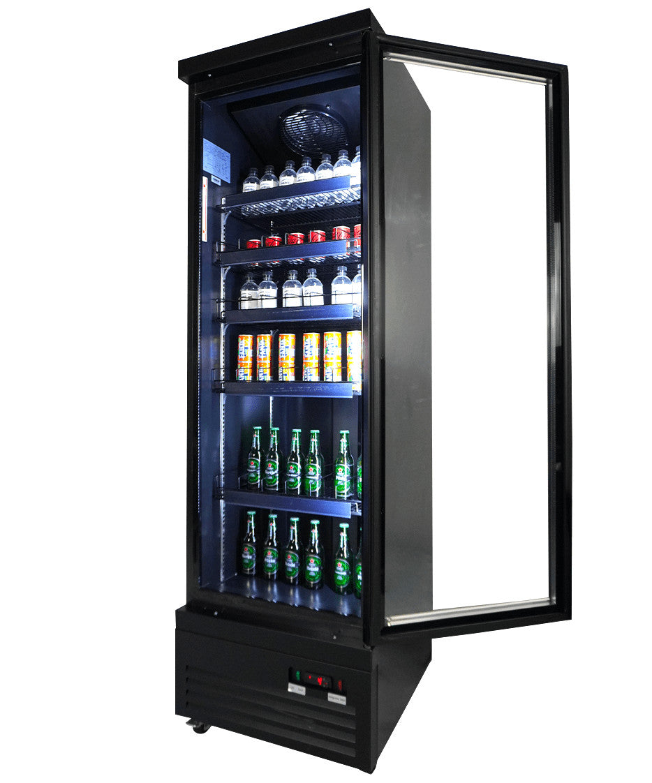 Réfrigérateur 1 porte en verre noir CEB-500r BL 620x705x2050 mm 450 L 0.3 kW Combisteel - vue 11 - Armoire à boissons pro CHR - Cuistéo