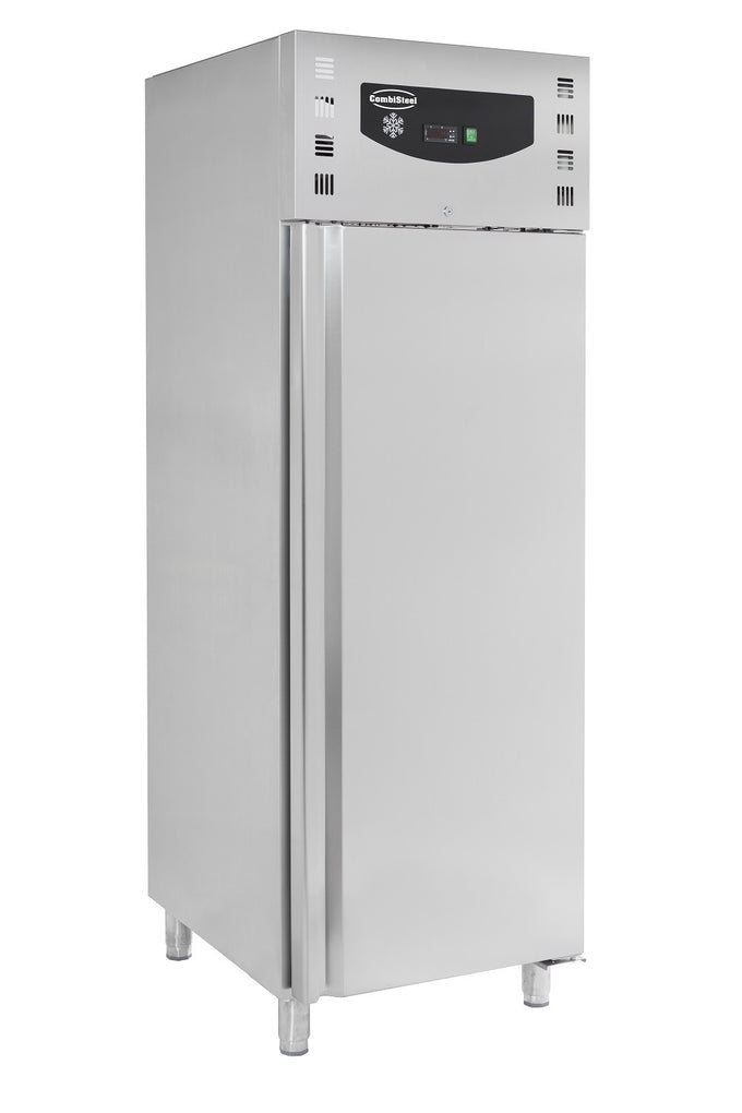 Réfrigérateur professionnel inox 560L 1 porte charnière droite refroidissement renforcé 740x875x2090 mm 0.07 kW Combisteel - vue 3 - Armoire réfrigérée positive pro CHR - Cuistéo