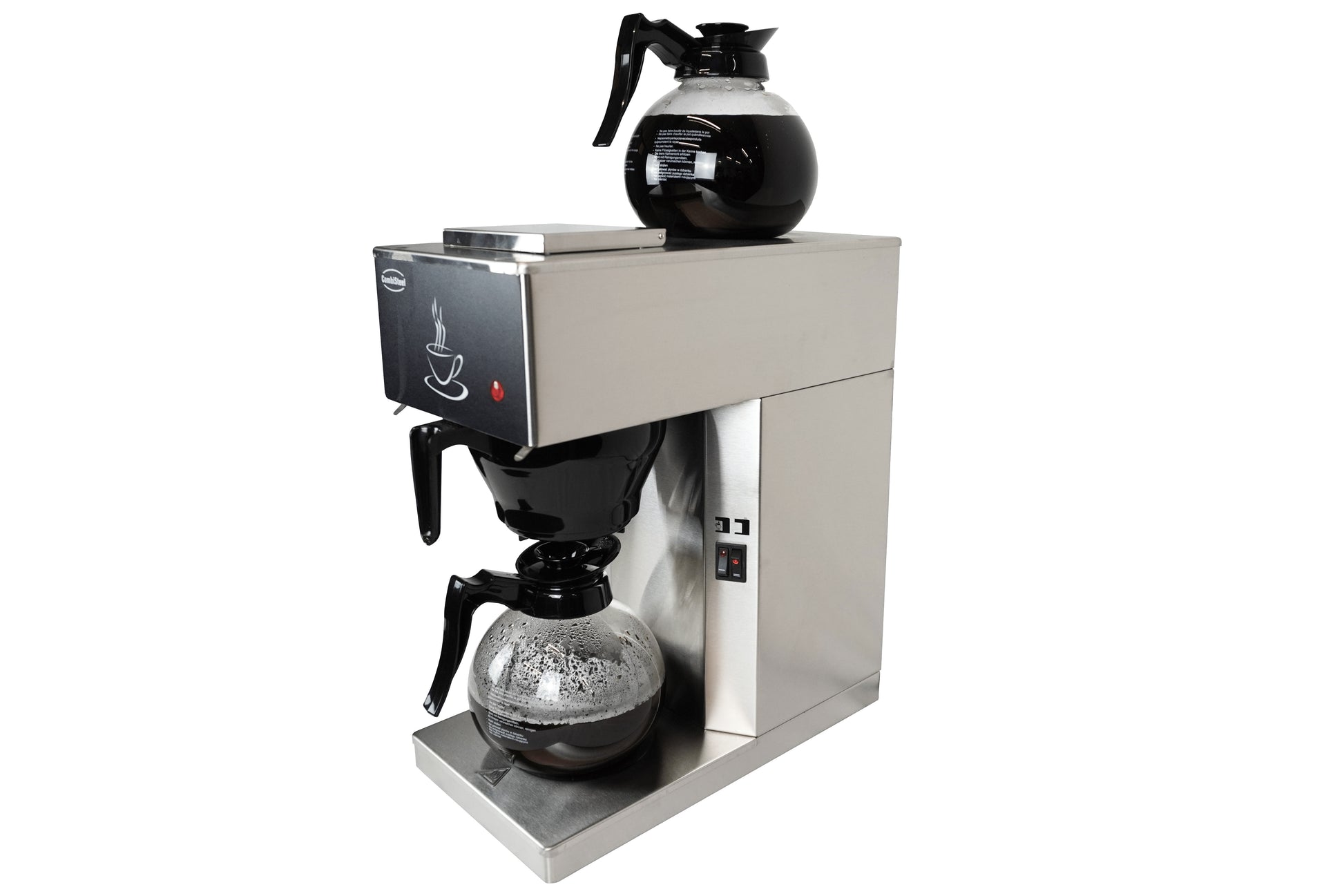 Machine café 2 carafes en verre 1.8 l 205x405x455 mm 2.02 kW Combisteel - vue 6 - Machine à café professionnelle pro CHR - Cuistéo