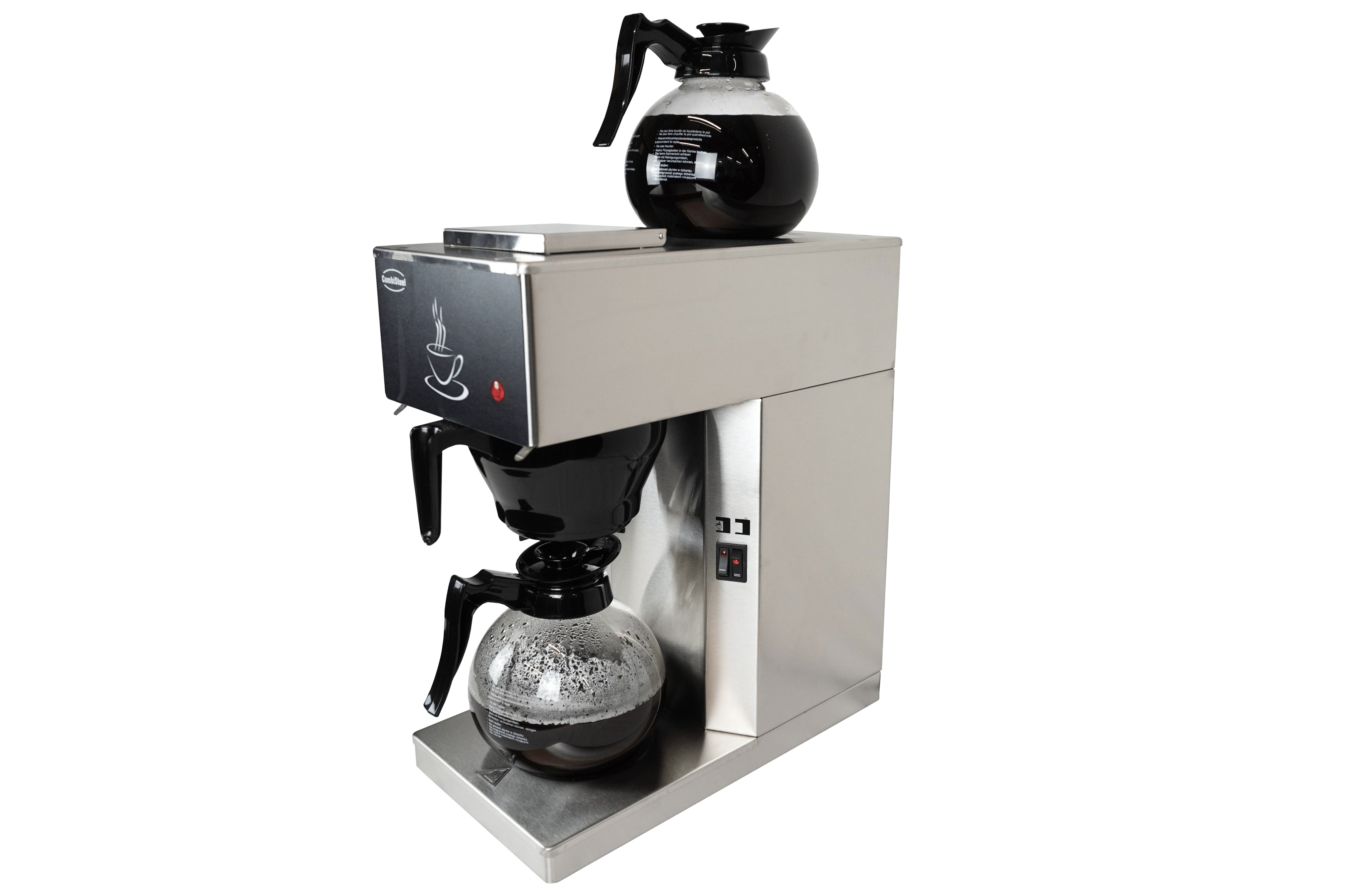 Machine café 2 carafes en verre 1.8 l 205x405x455 mm 2.02 kW Combisteel - vue 6 - Machine à café professionnelle pro CHR - Cuistéo