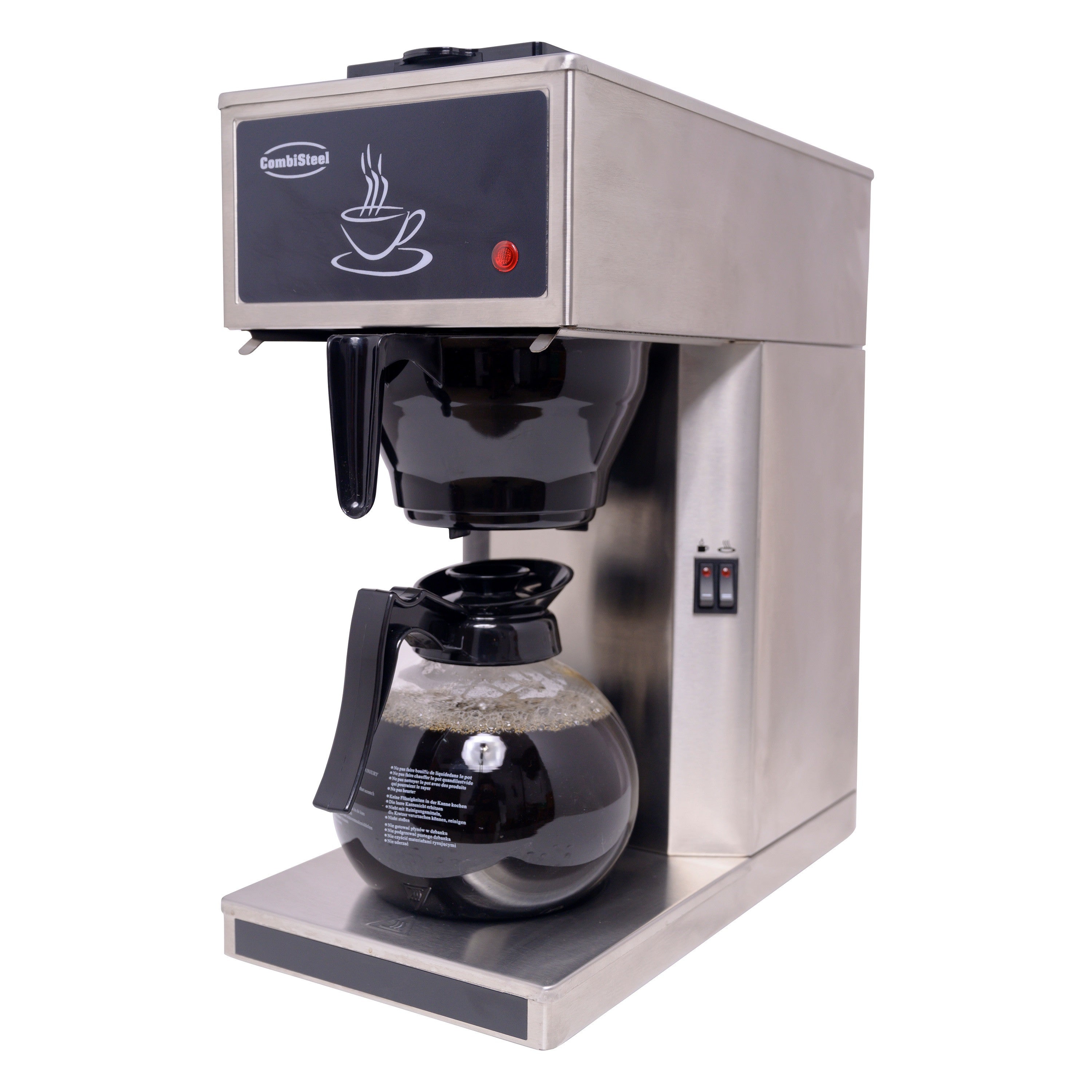 Machine café 1 carafe en verre 1.8 l 205x405x455 mm 2.02 kW Combisteel - vue 3 - Machine à café professionnelle pro CHR - Cuistéo