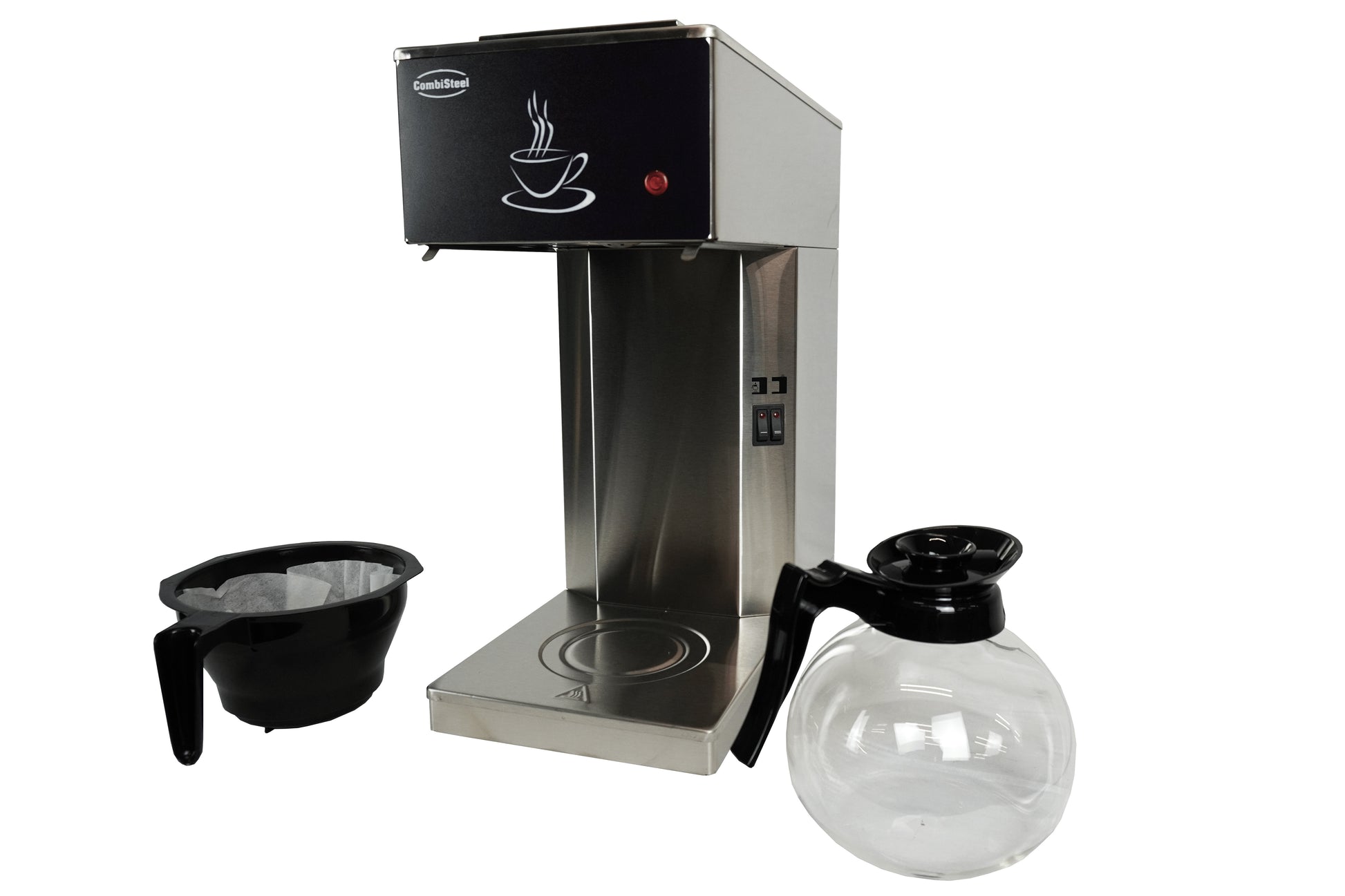 Machine café 1 carafe en verre 1.8 l 205x405x455 mm 2.02 kW Combisteel - vue 6 - Machine à café professionnelle pro CHR - Cuistéo