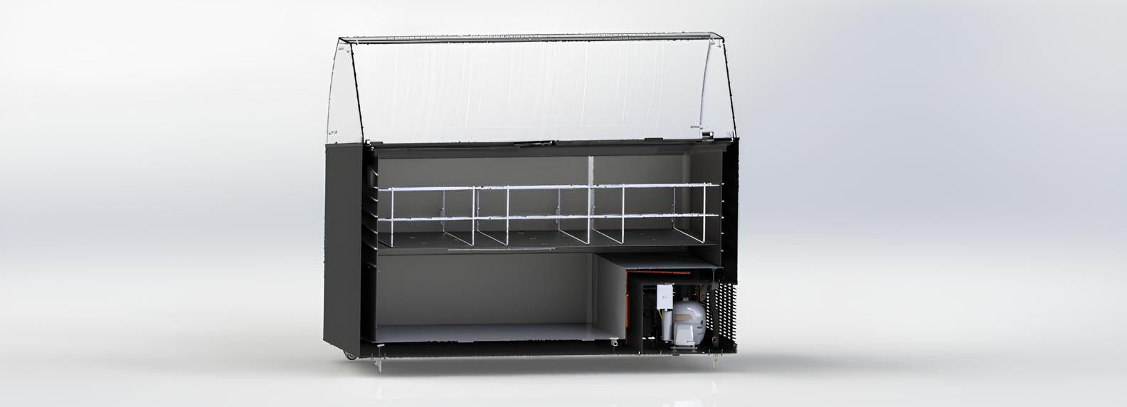 Vitrine à crème glacée pour 12 bacs de 5 l 1439x727x1229 mm 0.26 kW Combisteel - vue 13 - Vitrine à Glace pro CHR - Cuistéo