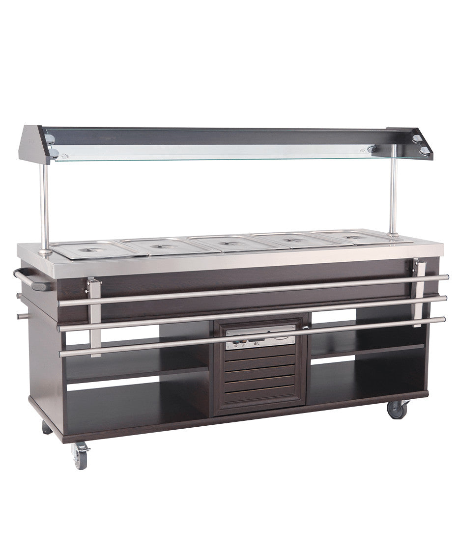 Buffet chaud dim1900x700x1400 gn 5/1 3 kW Combisteel - vue 7 - Buffet Chaud pro CHR - Cuistéo
