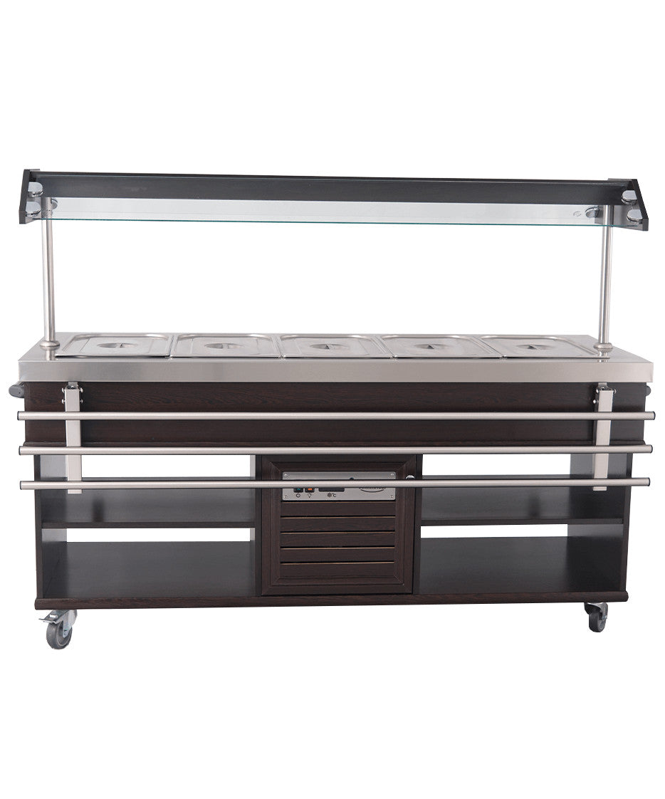 Buffet chaud dim1900x700x1400 gn 5/1 3 kW Combisteel - vue 12 - Buffet Chaud pro CHR - Cuistéo
