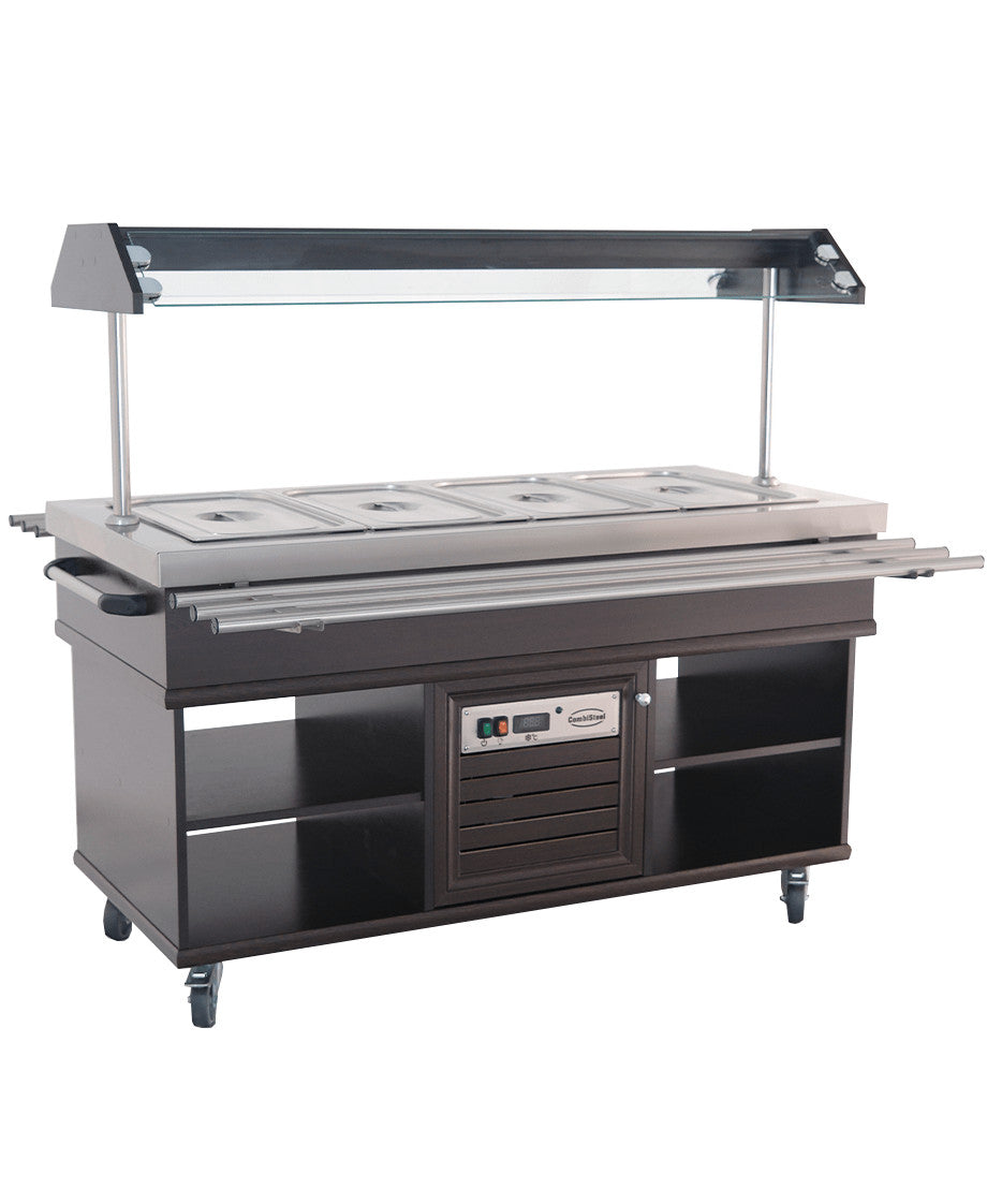 Buffet chaud dim. 1500x700x1400 gn 4/1 3 kW Combisteel - vue 13 - Buffet Chaud pro CHR - Cuistéo