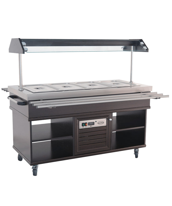 Buffet chaud dim. 1500x700x1400 gn 4/1 3 kW Combisteel - vue 13 - Buffet Chaud pro CHR - Cuistéo