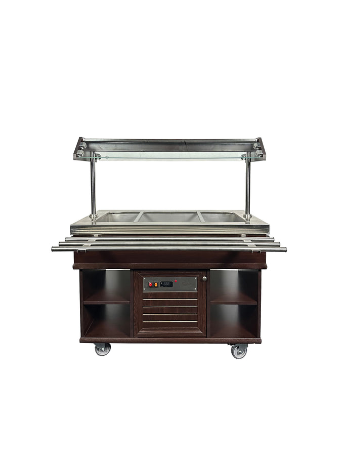 Buffet chaud dim 1200x700x1400 pour 3 x GN 1/1 3 kW Combisteel - vue 12 - Buffet Chaud pro CHR - Cuistéo