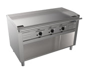 Grill Teppanyaki - Gaz - 3 zones - 17.4 kW - Température 240°C - TED3/140 G Saro - Plancha Teppanyaki professionnel CHR - matériel cuisine pro - Cuistéo