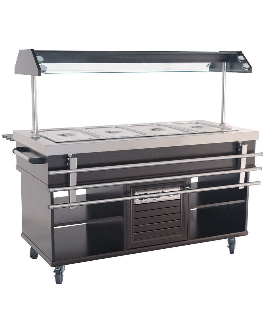 Buffet réfrigérée livré sans bac gn 4/1 1500x700x1400 mm 0.35 kW Combisteel - vue 14 - Buffet Réfrigéré Professionnel pro CHR - Cuistéo