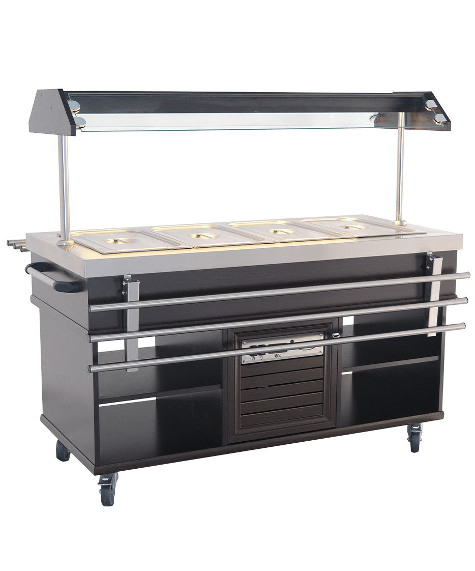 Buffet réfrigérée livré sans bac gn 4/1 1500x700x1400 mm 0.35 kW Combisteel - vue 15 - Buffet Réfrigéré Professionnel pro CHR - Cuistéo