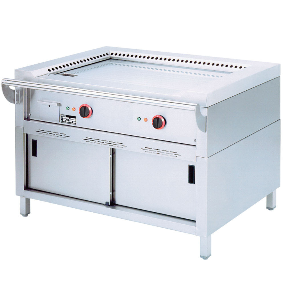 Plaque teppanyaki électrique 2 x 5.85 kw - armoire - Diamond