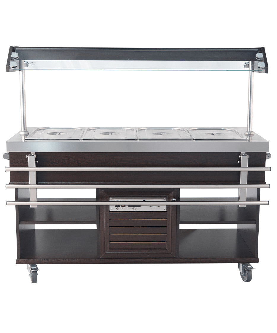 Buffet réfrigérée livré sans bac gn 4/1 1500x700x1400 mm 0.35 kW Combisteel - vue 20 - Buffet Réfrigéré Professionnel pro CHR - Cuistéo