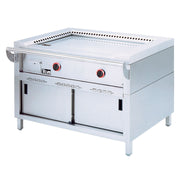 Plaque teppanyaki gaz 2 x 7 kw - armoire - Diamond