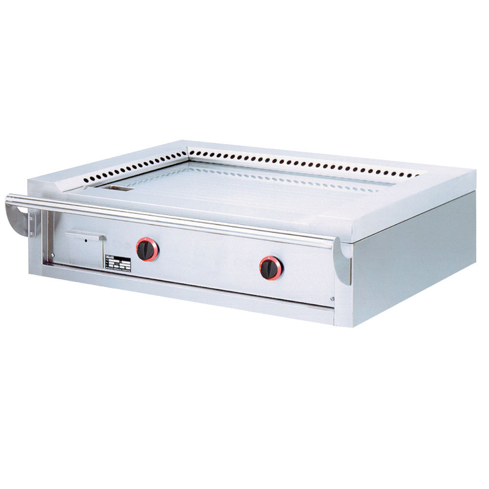 Plaque teppanyaki gaz 2 x 7 kw de table - Diamond