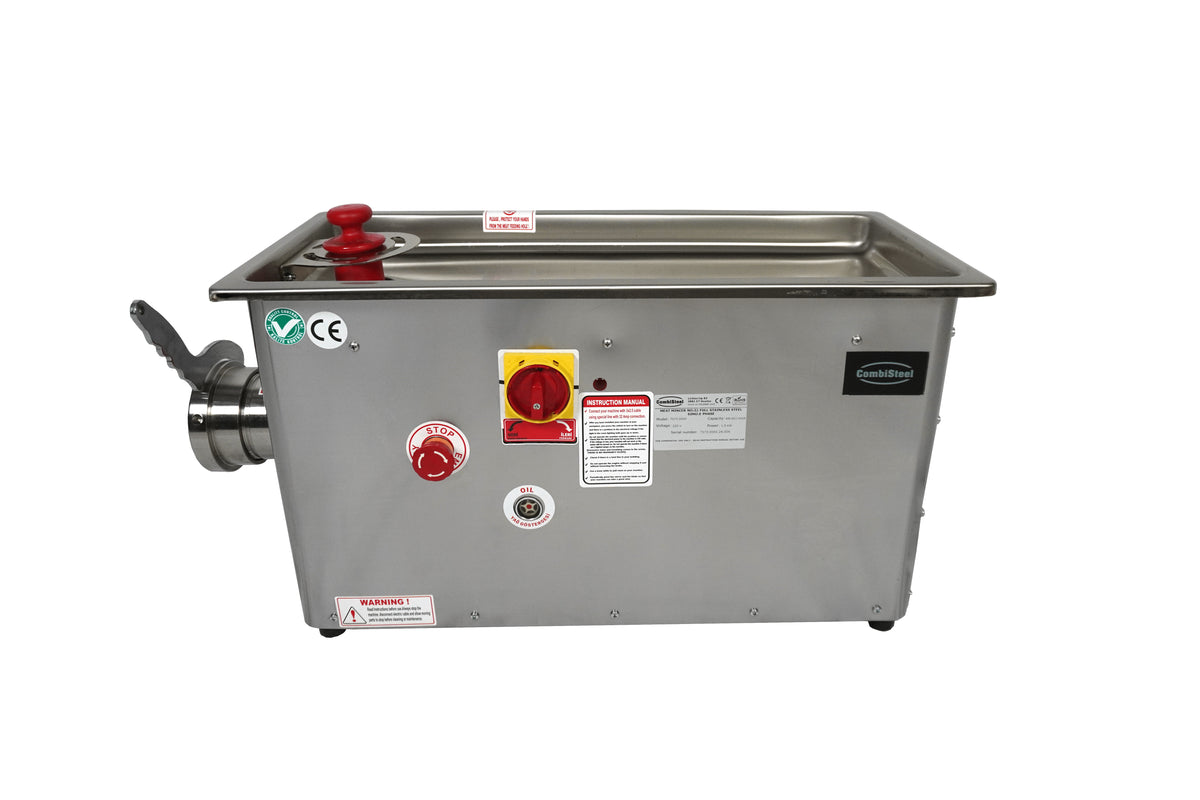Hachoir à viande 450kg/ h avec tête fixe 400 V - L 390 x P 870 x H 530 mm - Combisteel