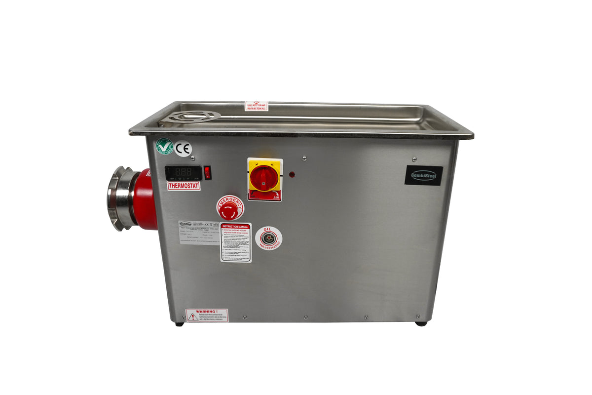 Hachoir avec tête réfrigérée fixe 450kg/h 400v - L 390 x P 870 x H 570 mm - Combisteel