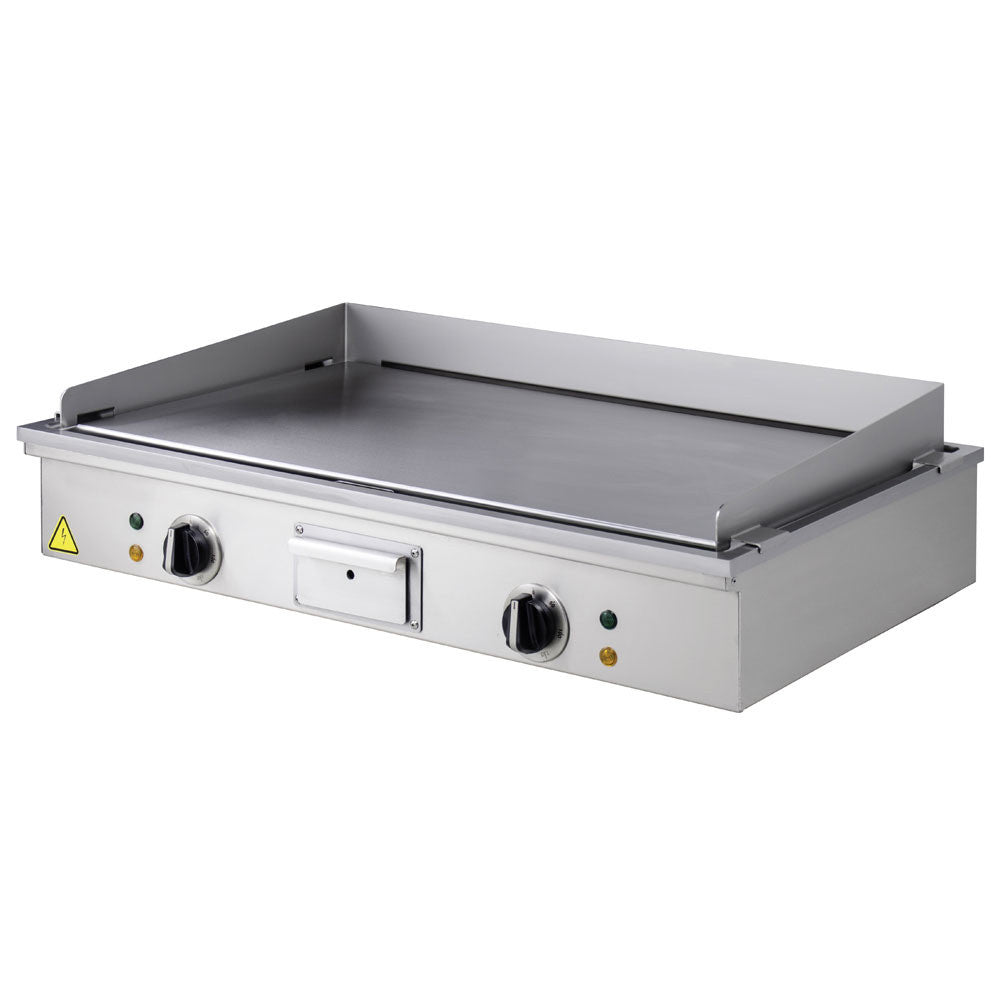 Plaque teppanyaki électrique 2 zones 2 x 5 kw de table - Diamond