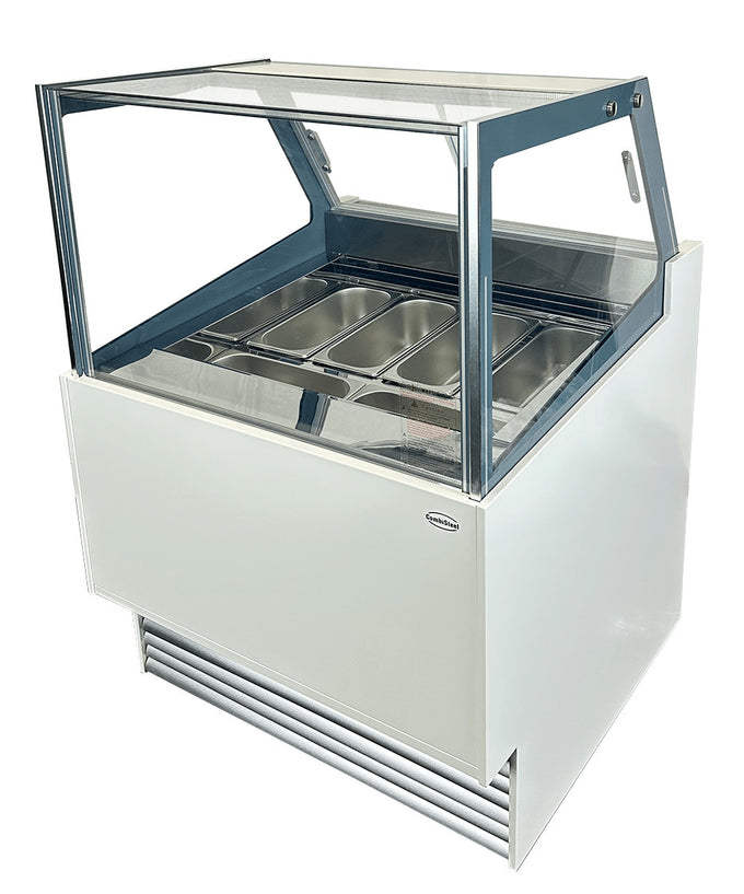Vitrine à crème glacée Komodo 6x5l - L 910 x P 880 x H 1300 mm - Combisteel