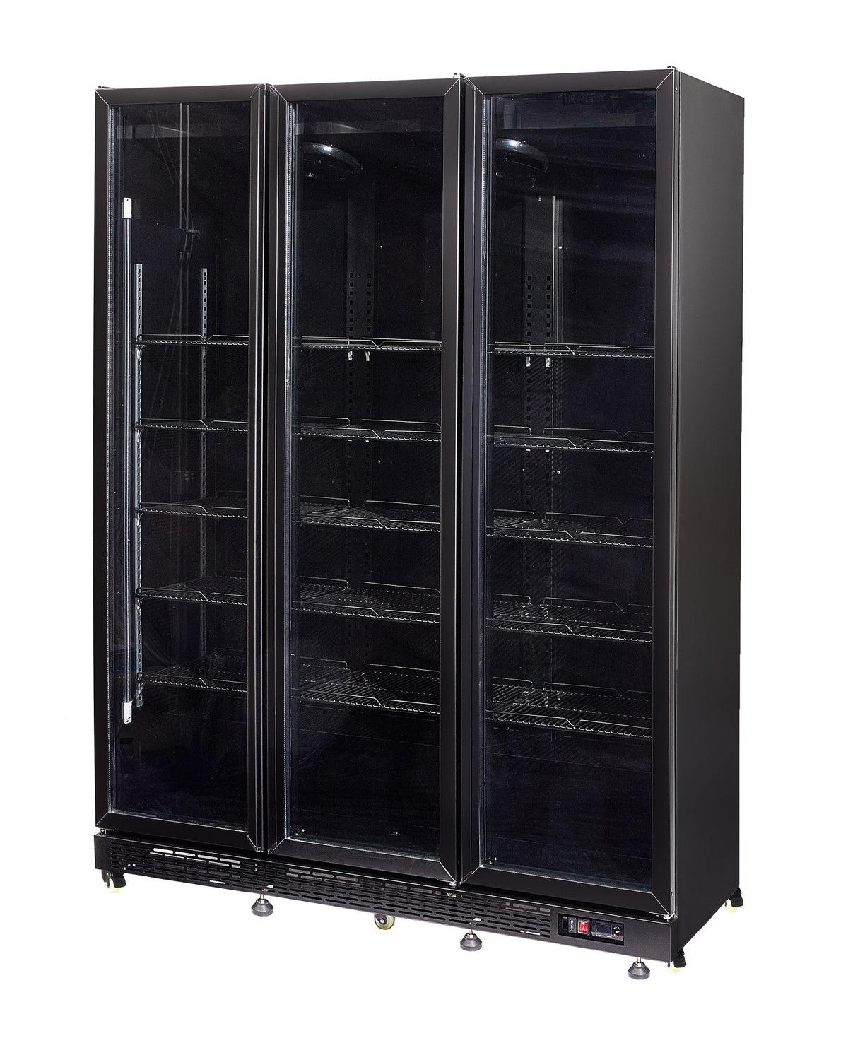 Armoire réfrigérée positive 3 portes en verre noir avec chauffage - 1600mm 08kW 1200 L Combisteel - vue 10 - Armoire réfrigérée positive pro CHR - Cuistéo