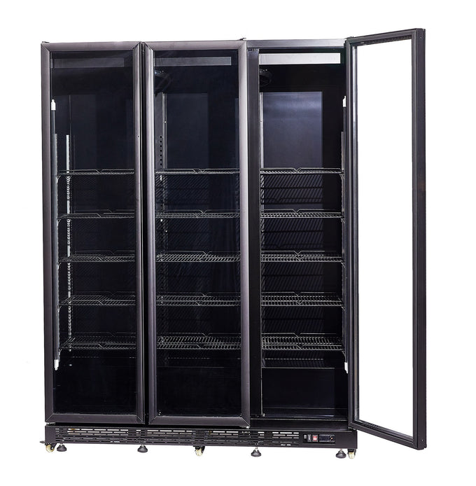 Armoire réfrigérée positive 3 portes en verre noir avec chauffage - 1600mm 08kW 1200 L Combisteel - vue 12 - Armoire réfrigérée positive pro CHR - Cuistéo