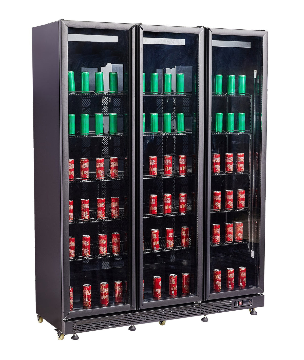 Armoire réfrigérée positive 3 portes en verre noir avec chauffage - 1600mm 08kW 1200 L Combisteel - vue 15 - Armoire réfrigérée positive pro CHR - Cuistéo