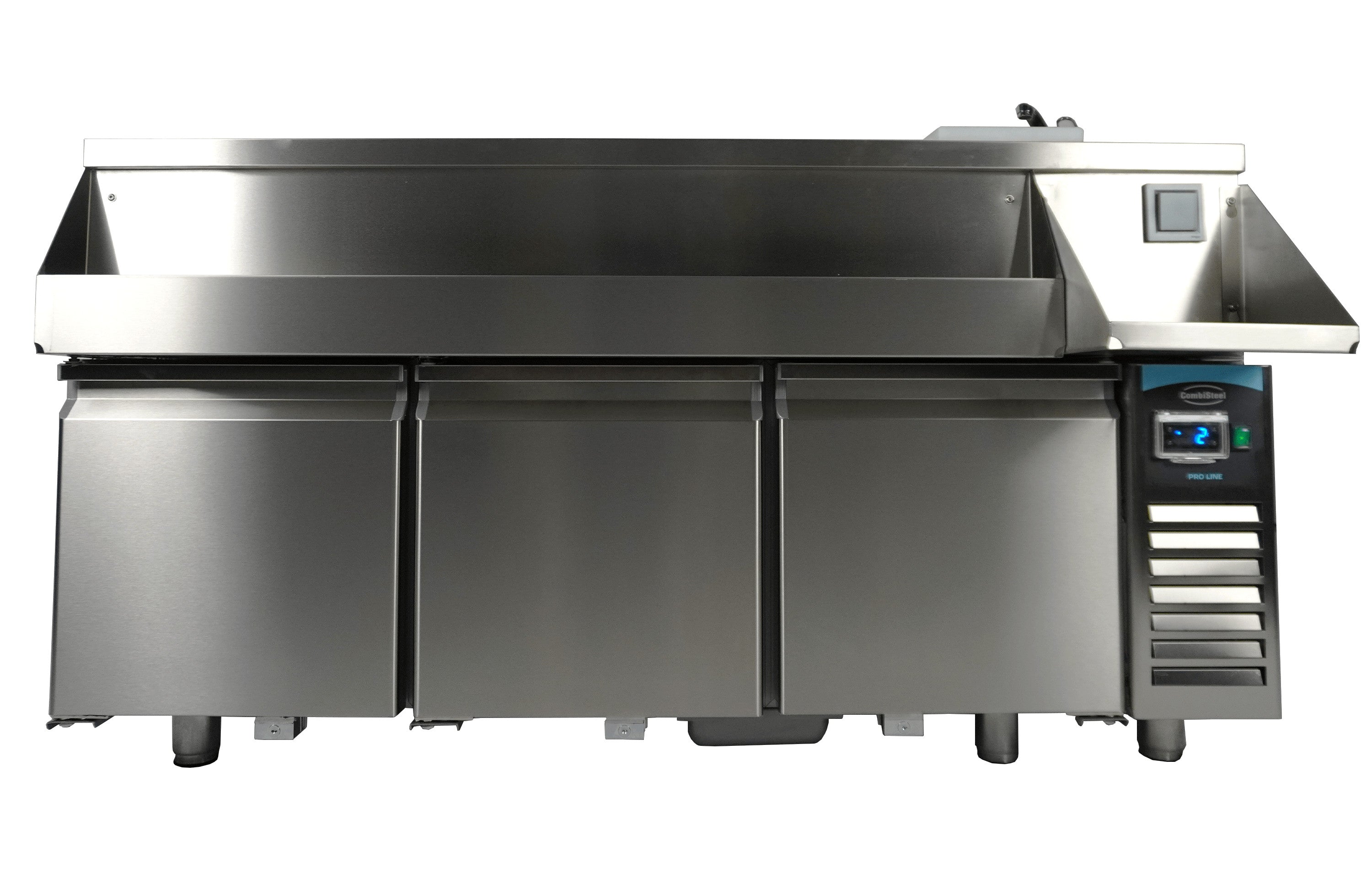 Table réfrigérée 3 portes avec bar à cocktails - Combisteel