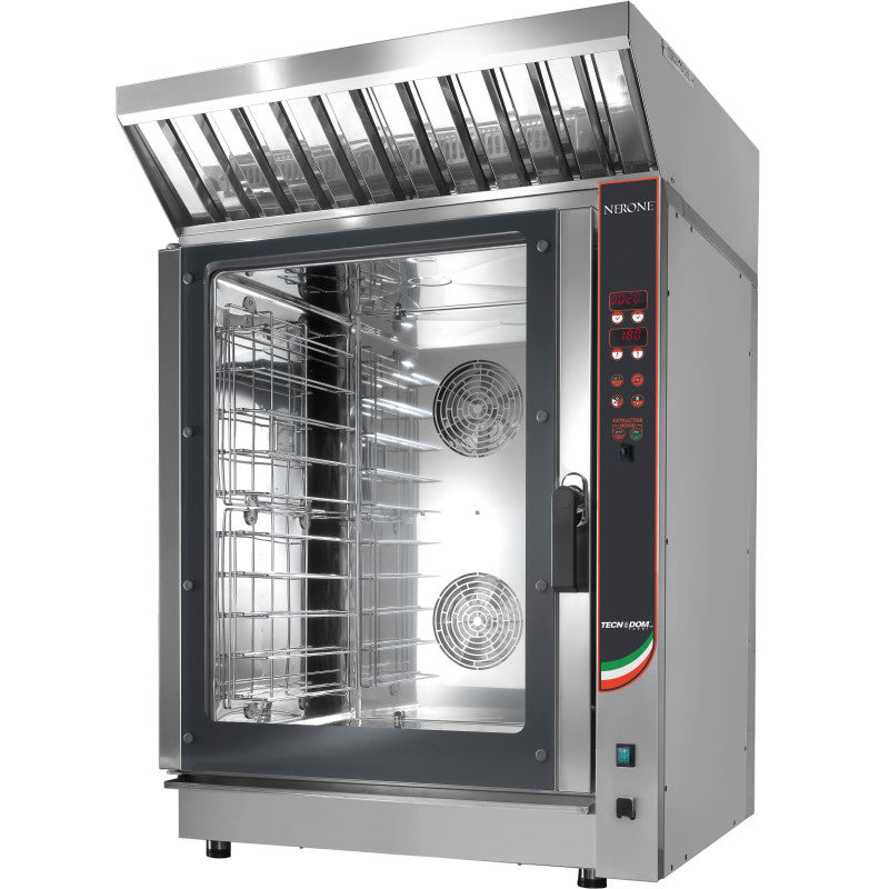 Four Mixte - 10 Niveaux GN 1/1 - Vapeur 100% - 280°C - Digital - Nerone CL10 - Saro