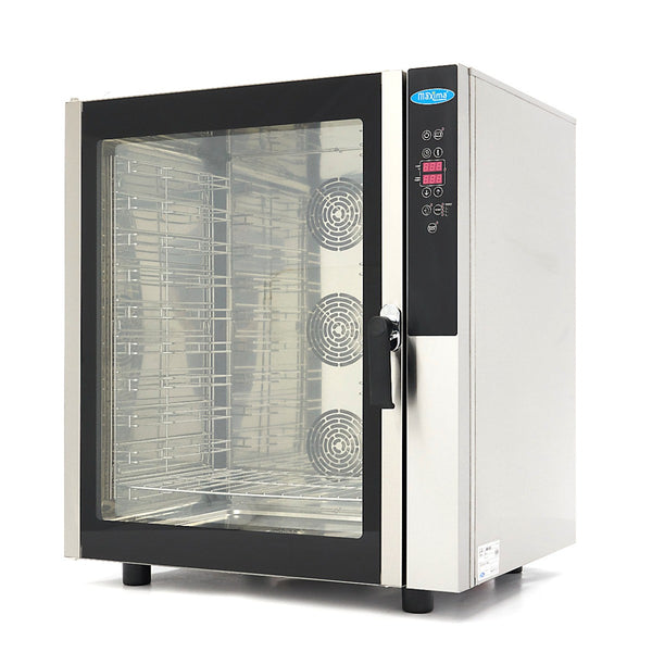 Four mixte vapeur - 10 plateaux GN 1/1 - Écran numérique 600x600x580 mm 10 L 11800 W - Maxima