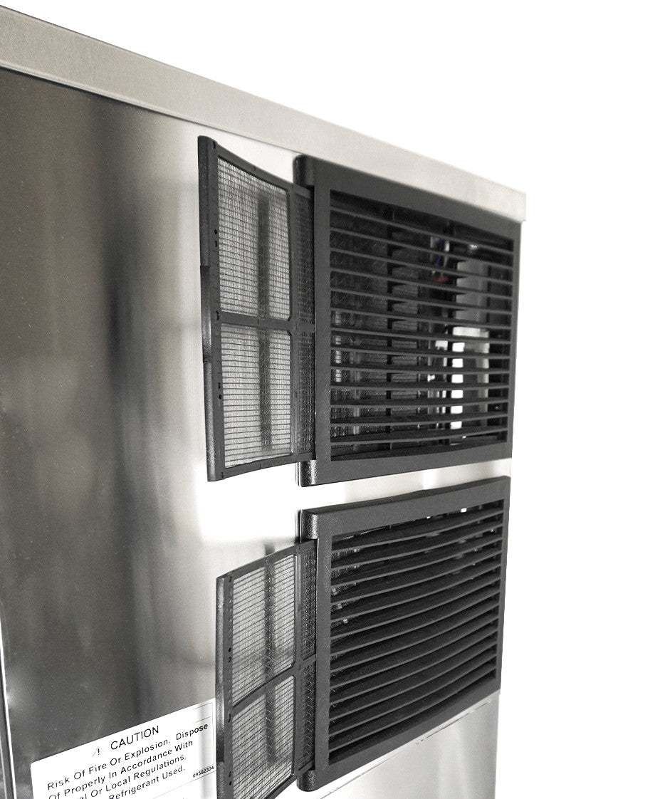 Machine à glaçons 160kl/24h - 0,76 kW - L 605 x P 832 x H 1715 mm - Combisteel