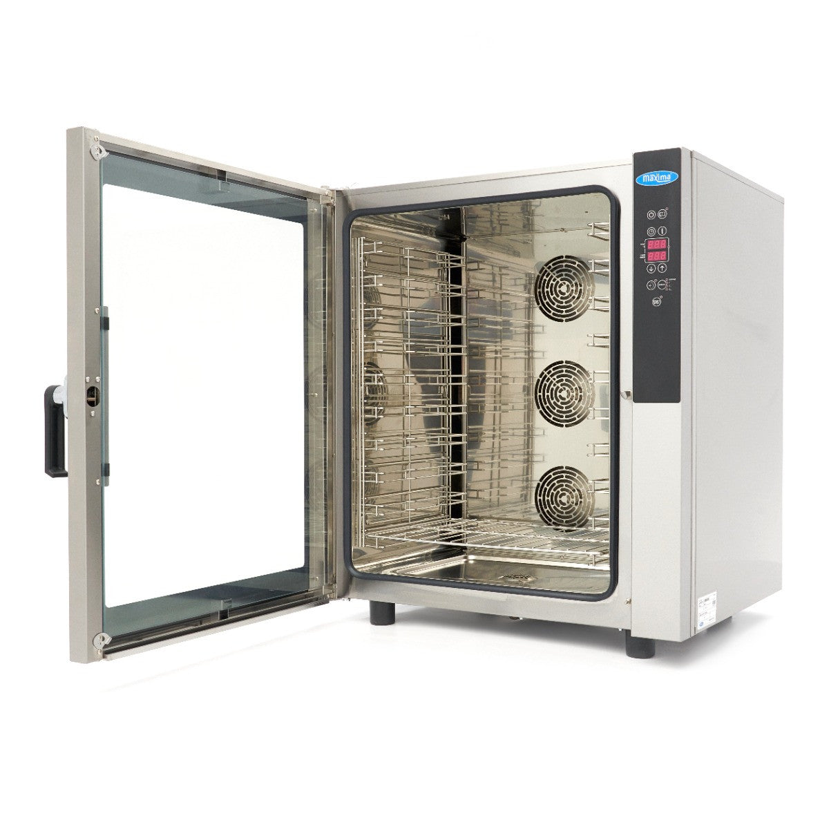 Four mixte vapeur - 10 plateaux GN 1/1 - Écran numérique 600x600x580 mm 10 L 11800 W Maxima - vue 5 - Four mixte pro CHR - Cuistéo