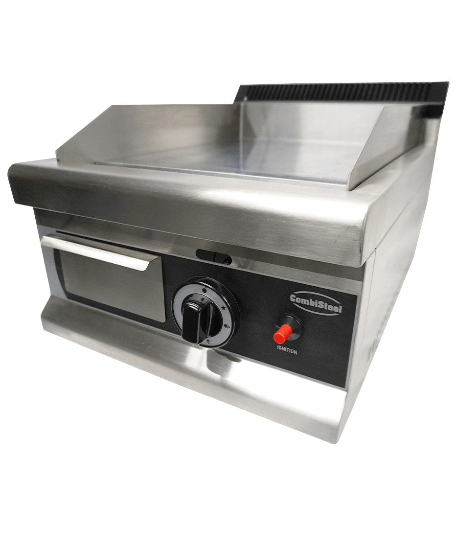 Plancha gaz chromée 1 brûleur - L 400 x P 575 x H 365 mm - Combisteel