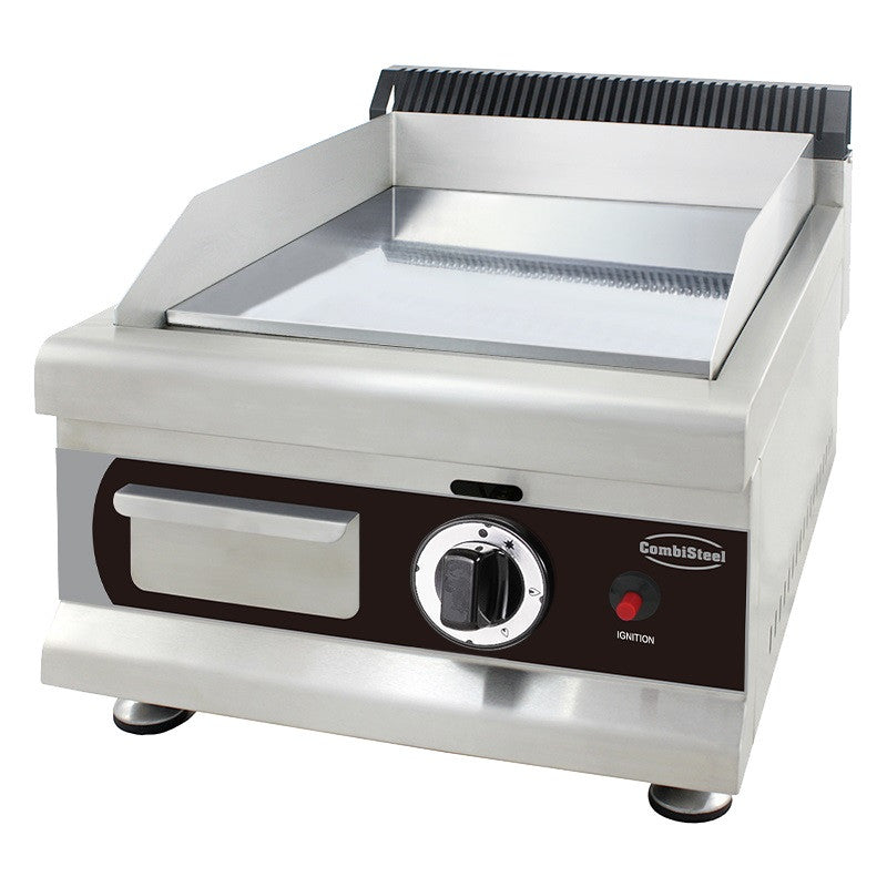 Plancha chromée 400 avec 1 brûleur gaz - Combisteel
