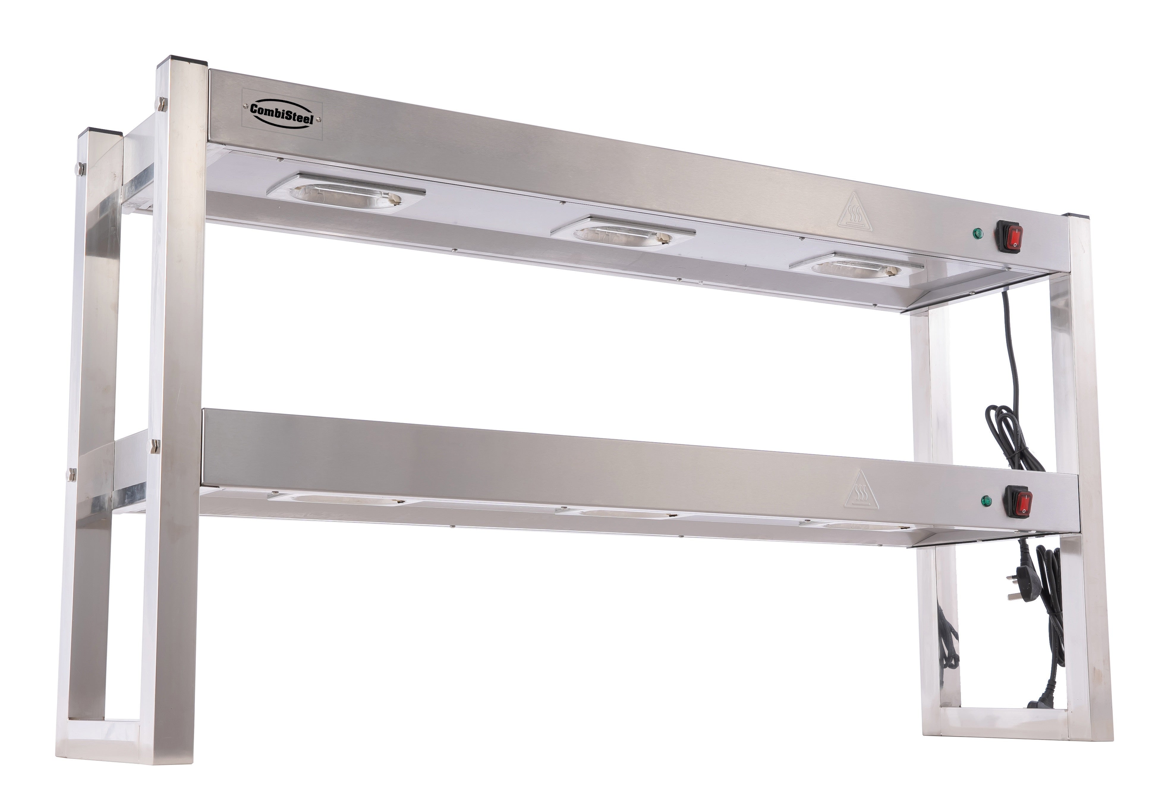Etagère halogène chauffante 2 niveaux - Ref 7539.0050 - Combisteel