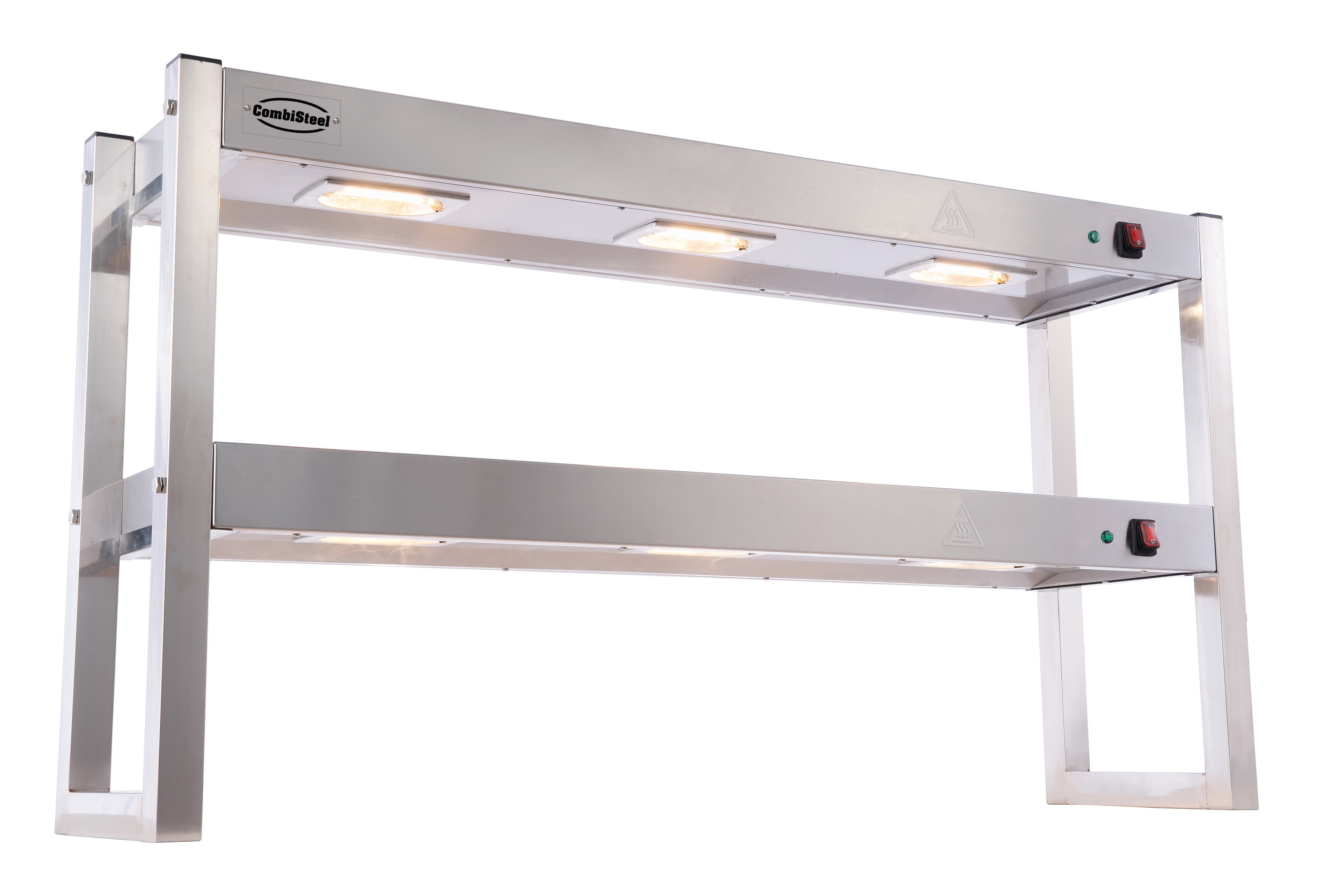 Etagère halogène chauffante 2 niveaux - Ref 7539.0050 - Combisteel