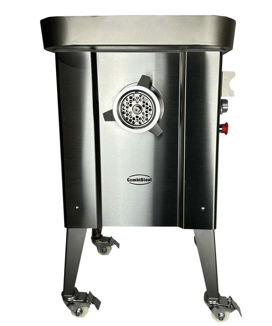 Hachoir 32 sur roulette - 500KG/H 400V - L 566 x P 520 x H 927 mm - Combisteel