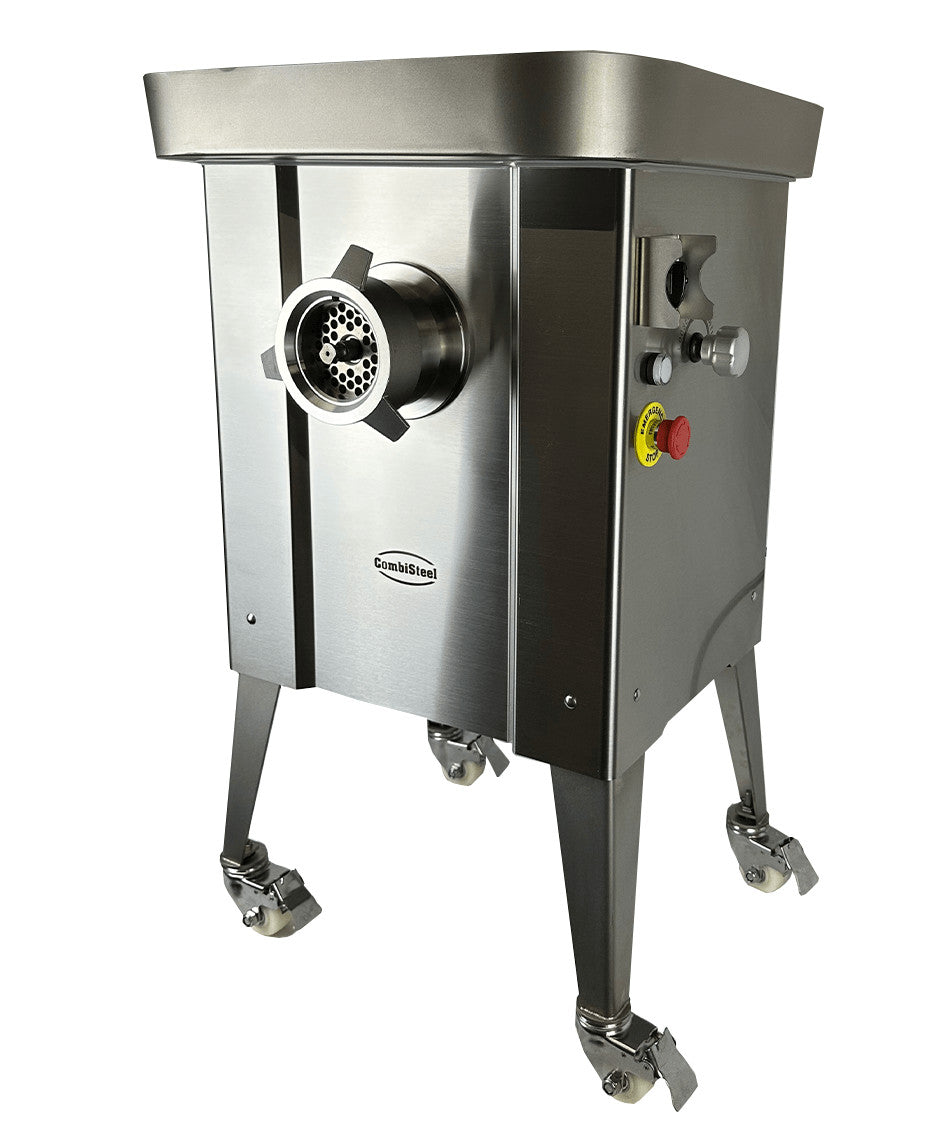 Hachoir 32 sur roulette - 500KG/H 400V - L 566 x P 520 x H 927 mm - Combisteel