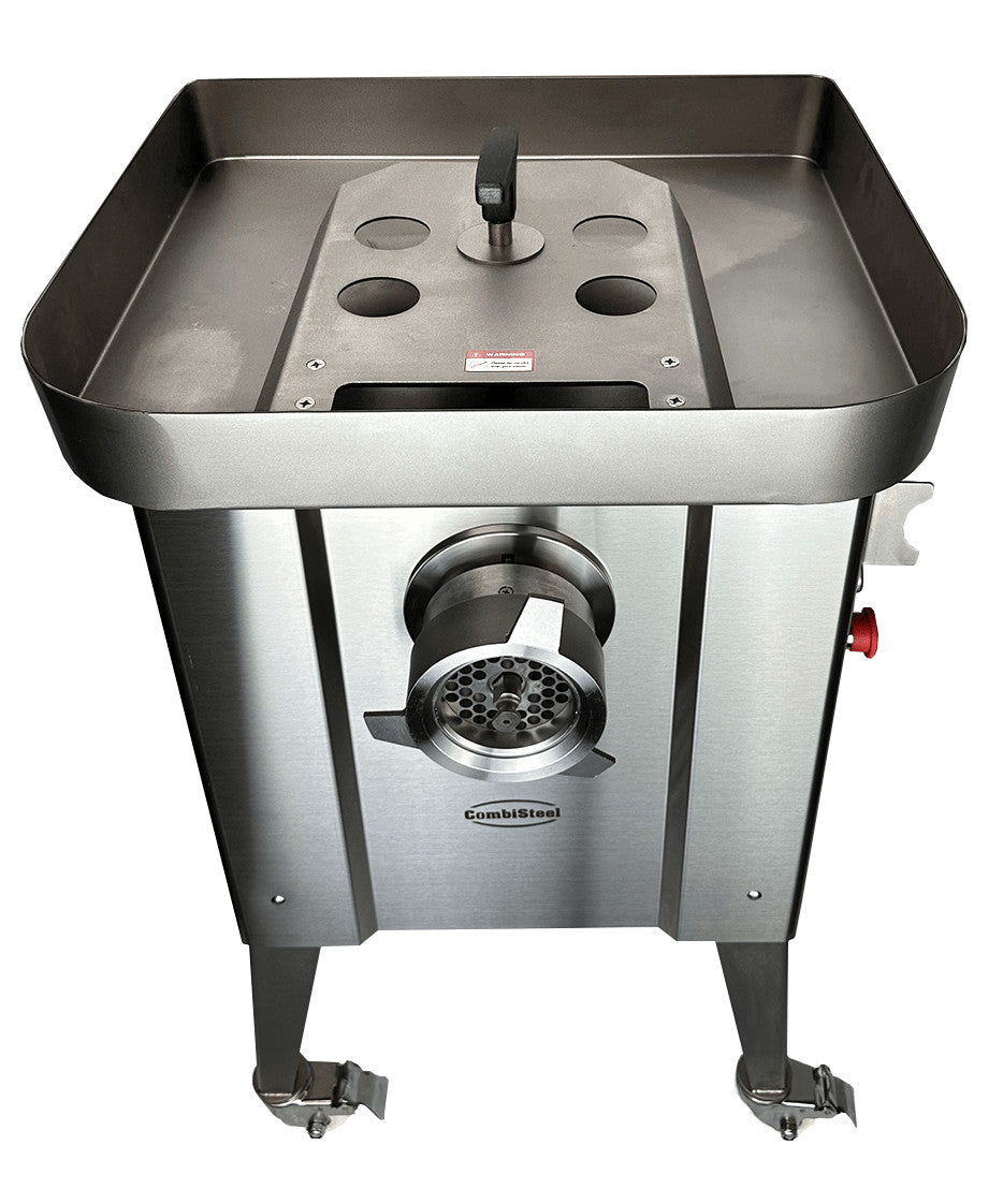 Hachoir 32 sur roulette - 500KG/H 400V - L 566 x P 520 x H 927 mm - Combisteel