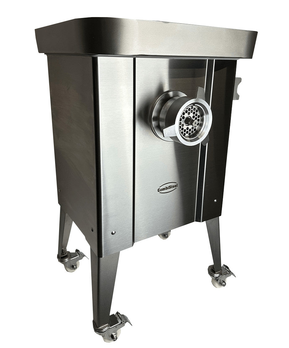 Hachoir 32 sur roulette - 500KG/H 400V - L 566 x P 520 x H 927 mm - Combisteel